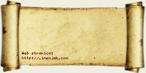 Jabuka Jaglikić vizit kartica